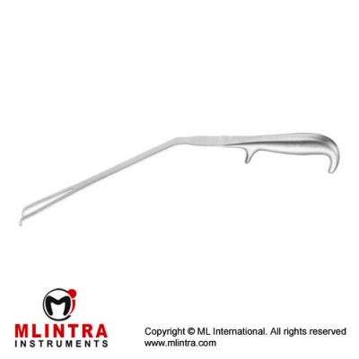 Prostate Retractor Stainless Steel, 36 cm - 14 1/4"